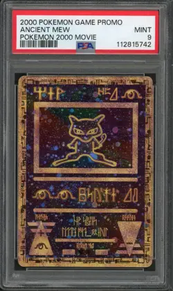 Pokemon PSA 9 Mint 2000 Movie Promo Ancient Mew - Image 1
