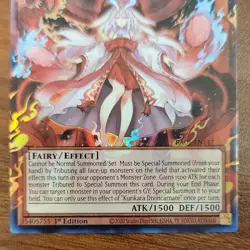 Full Art Kurikara Divincarnate 1st Edition RA05-EN147 ATK 1500 DEF 1500 Yu-Gi-Oh - Image 3