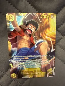 Monkey D Luffy (SEC) OP15-119 Adventure on Kami's Island ENGLISH One Piece TCG - Image 1