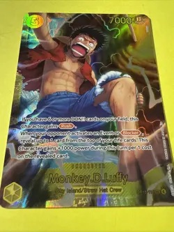 Monkey D. Luffy OP15-119 SEC Foil Near Mint | Adventure on Kami’s Island - Image 1