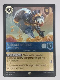Scrooge McDuck Uncle Moneybags 39/P1 Disney Lorcana Promo Near Mint NM - Image 1