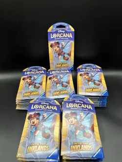 Disney Lorcana TCG Into the Inklands Sleeved Booster Pack /51 Packs NEW - Image 1