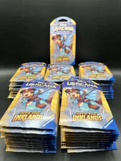 Disney Lorcana TCG Into the Inklands Sleeved Booster Pack /51 Packs NEW - Image 2