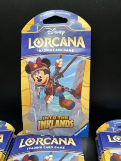 Disney Lorcana TCG Into the Inklands Sleeved Booster Pack /51 Packs NEW - Image 3