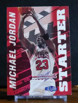 1997-98 Fleer Ultra - Ultrabilities Starter Michael Jordan #1 S Card. - Image 1