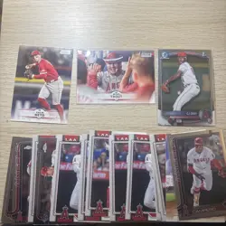 Los Angeles Angels 20 Card Lot- Rookies, Bowman 1st, Trout, Neto, Numbered, + - Image 1
