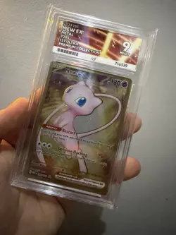 Mew ex Metal 205/165 Ace 9 151 Gold Full Art Graded Pokemon Card Secret Rare ENG - Image 2