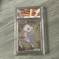Mew ex Metal 205/165 Ace 9 151 Gold Full Art Graded Pokemon Card Secret Rare ENG - Image 1