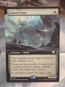 R 0033 Baloth Prime COMMANDER EXTENDED ART Rare Edge of Eternities MTG Card - Image 1