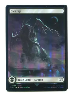 Swamp FOIL Basic Land #0300 NM Final Fantasy FIN MTG Magic the Gathering FFXIV - Image 1