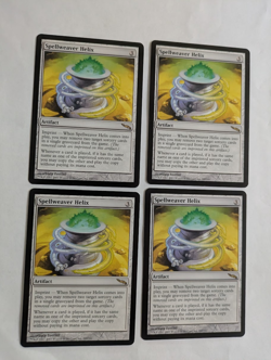 4 Spellweaver Helix Mirrodin MTG NM Free shipping with tracking - Image 1