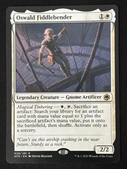 1x MTG Oswald Fiddlebender - Adventures in the Forgotten Realms (AFR) #28 - Image 1