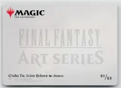 MTG Final Fantasy Art Series G'raha Tia, Scion Reborn x1 NM Art Card - Image 2