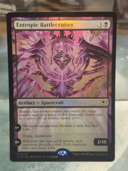FOIL R 0099 Entropic Battlecruiser Rare Edge of Eternities EOE MTG Card Artifact - Image 1
