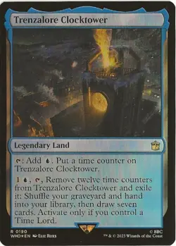 Trenzalore Clocktower 190 Rare MTG Universes Beyond: Doctor Who NM/M BBC - Image 1