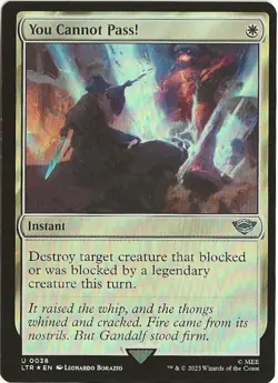 You Cannont Pass 38 Uncommon MTG Lord of the Rings Tales of Middle Earth NM/M - Image 1