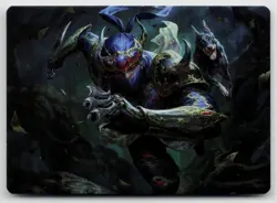 MTG Final Fantasy Art Series Shadow, Mysterious Assassin x1 NM Art Card - Image 1