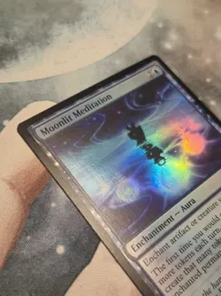 FOIL R 0069 Moonlit Meditation Aura Rare Edge of Eternities EOE MTG Card - Image 3