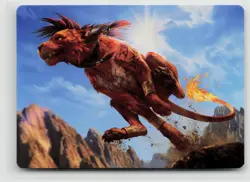 MTG Final Fantasy Art Series Red XIII, Proud Warrior x1 NM Art Card - Image 1