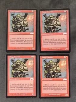 MTG 4x Mogg Assassin Exodus 88/143 NM Never played As Of The Gathering See Pics - Image 1