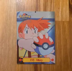 1999 Vintage Topps Pokemon TV3 Misty Holo/Foil - Image 1