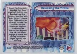 Releasing The Titans Topps Pokemon Movie 2000 #39 2000 - Image 2