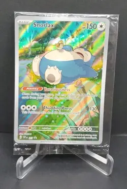 SEALED - 051 Snorlax Pokemon TCG Black Star 151 ETB Promo Card MEW - Image 1