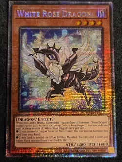 1x (M/NM) - White Rose Dragon - MP25-EN038 - Starlight Rare - 1st Edition Yugioh - Image 1