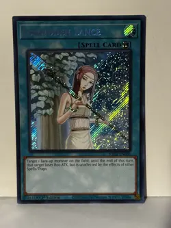 Forbidden Lance (Secret Rare) Secret Rare RA02-EN058 1st Ed Yugioh NM - Image 1