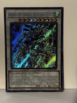Arms of Genex Return Zero Secret Rare BLTR-EN009 1st Ed Yugioh NM - Image 1