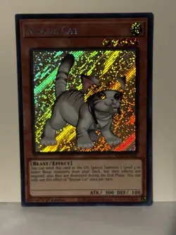 Rescue Cat (Alternate Art) (Secret Rare) Secret Rare RA02-EN001 1st Ed Yugioh NM - Image 1