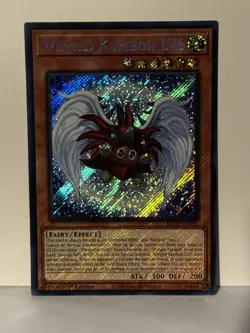 Winged Kuriboh LV6 Secret Rare BLTR-EN001 1st Ed Yugioh NM - Image 1