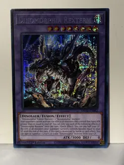 Dinomorphia Rexterm Prismatic Secret Rare MP23-EN082 1st Ed Yugioh NM - Image 1