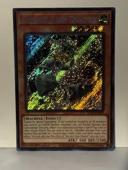 Ancient Gear Dragon Secret Rare BLTR-EN048 1st Ed Yugioh NM - Image 1