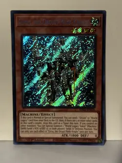 Girsu, the Orcust Mekk-Knight (Secret Rare) Secret Rare RA03-EN026 1st Ed Yugioh - Image 1