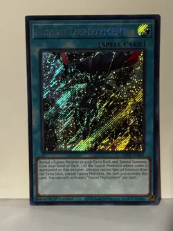 Fusion Deployment (Secret Rare) Secret Rare RA02-EN065 1st Ed Yugioh NM - Image 1