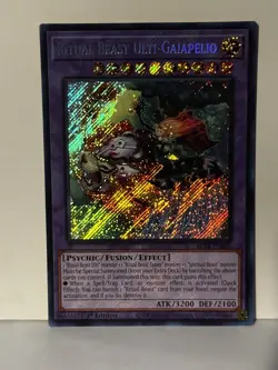 Ritual Beast Ulti-Gaiapelio Secret Rare BLTR-EN086 1st Ed Yugioh NM - Image 1