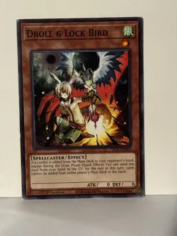Droll & Lock Bird Common SR14-EN023 1st Ed Yugioh LP - Image 1