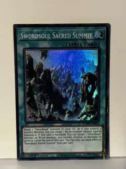 Swordsoul Sacred Summit Super Rare BODE-EN054 1st Ed Yugioh LP - Image 1