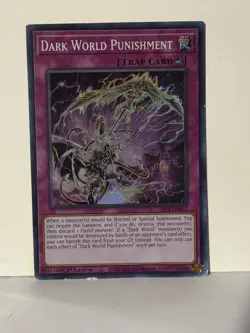 Dark World Punishment Super Rare SR13-EN033 1st Ed Yugioh LP - Image 1