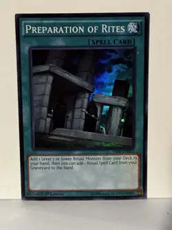 Preparation of Rites Super Rare THSF-EN053 1st Ed Yugioh NM - Image 1