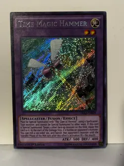 Time Magic Hammer Secret Rare DRL2-EN009 1st Ed Yugioh NM - Image 1