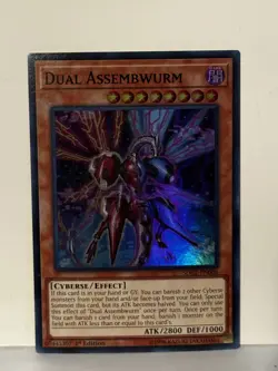 Dual Assembwurm Super Rare SDCL-EN008 1st Ed Yugioh NM - Image 1