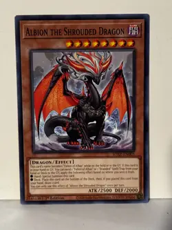 Albion the Shrouded Dragon Common SDAZ-EN005 1st Ed Yugioh NM - Image 1