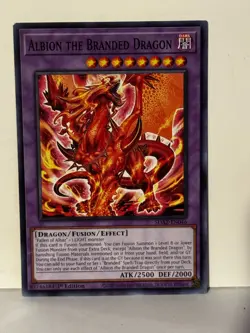Albion the Branded Dragon Common SDAZ-EN046 1st Ed Yugioh NM - Image 1