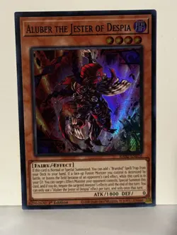 Aluber the Jester of Despia Super Rare RA02-EN016 1st Ed Yugioh NM - Image 1