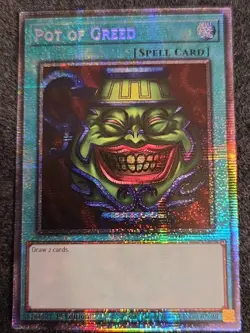 Yugioh! Pot Of Greed MP25-EN050 STARLIGHT Rare - Image 1