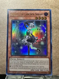 ** ARIANNA THE LABRYNTH SERVANT ** 1ST EDITION ULTRA RARE NM TAMA-EN017 YUGIOH! - Image 1