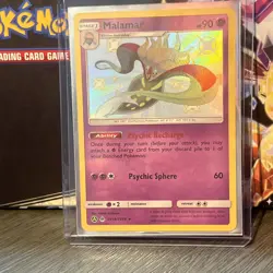 Malamar SV18/SV94 Shiny Holo Rare Hidden Fates Pokemon Card - Image 1