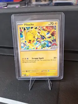 Pokemon Pikachu Promo Card 2025 World Championships SVP 225 - Image 1